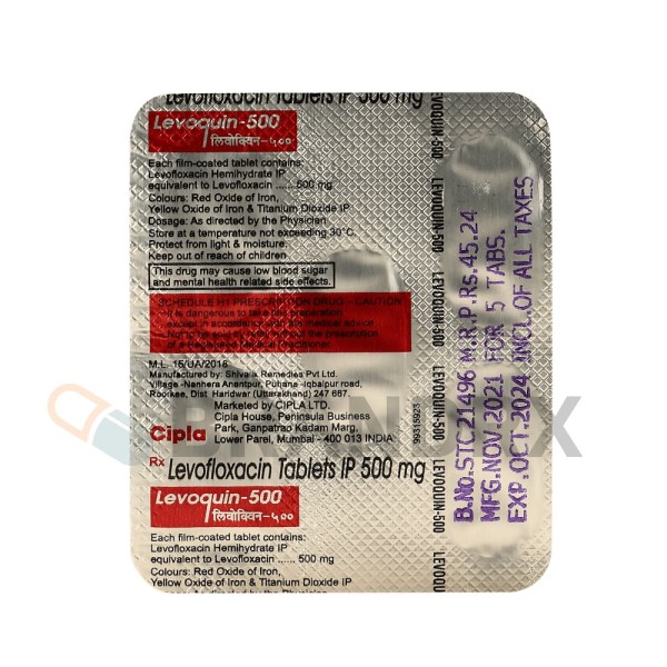 Levoquin 500 mg Cipla